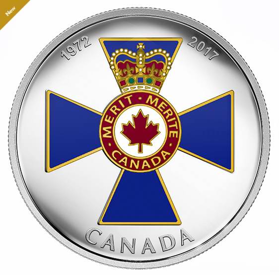  2017加拿大荣誉系列 45周年军事英勇勋章纪念币 109.95加元销售并包邮！
