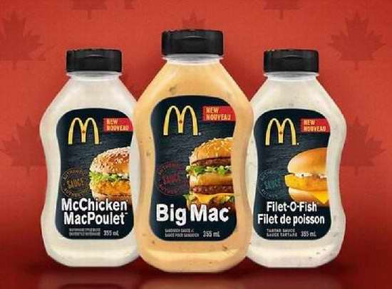  MCDONALD'S 麦当劳 秘密武器开卖！三大汉堡 巨无霸、麦香鸡、麦香鱼酱汁 仅售2.99加元！