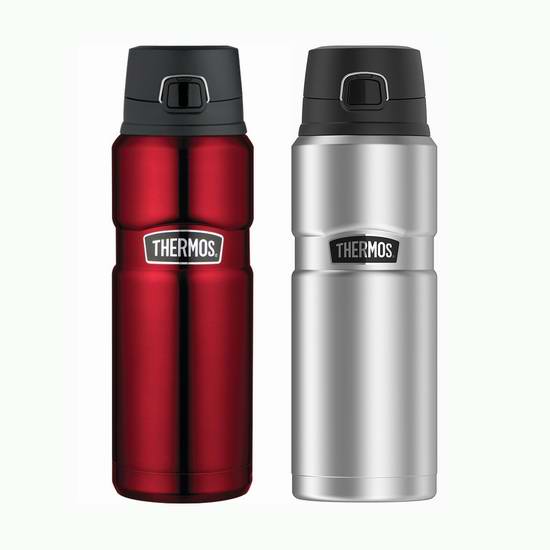  Thermos 魔膳师 King 680毫升 双层不锈钢真空保温杯6.5折 29.99加元限时特卖！两色可选！