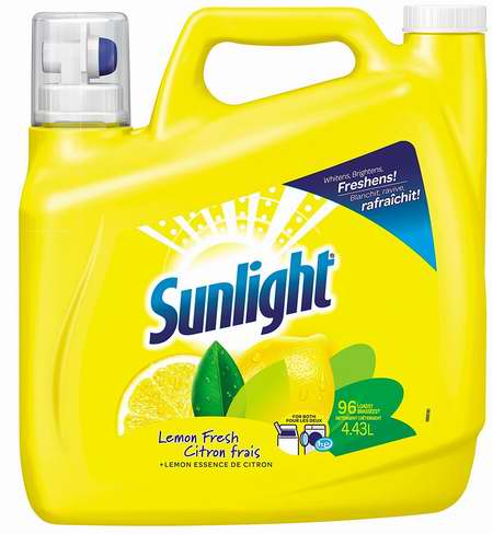  历史新低！Sunlight Fresh 柠檬香型 洗衣液（4.43升 96缸） 6.74加元限时特卖！