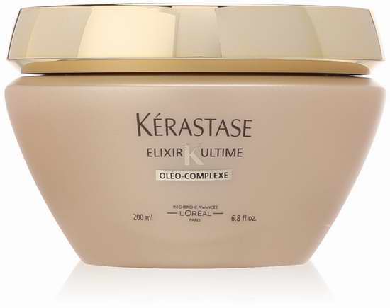  历史新低！Kerastase 巴黎卡诗 Elixir Ultime 极致全效修护精华系列 柔美护发膜200毫升5.5折 37.67加元包邮！