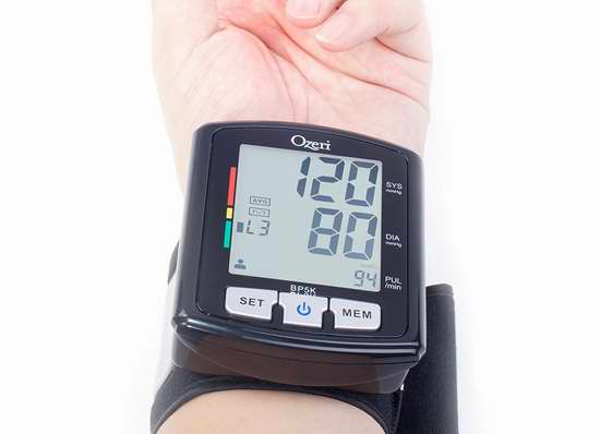  历史新低！Ozeri Cardiotech BP5K 智能语音腕带式电子血压计5.4折 27.13加元限时特卖！