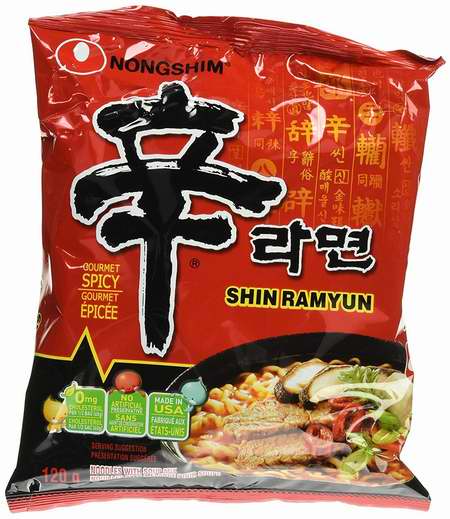  历史新低！Nongshim 韩国农心 NS02289 Shin Ramyun 辛辣方便面（1.92公斤） 20.48加元限时特卖！