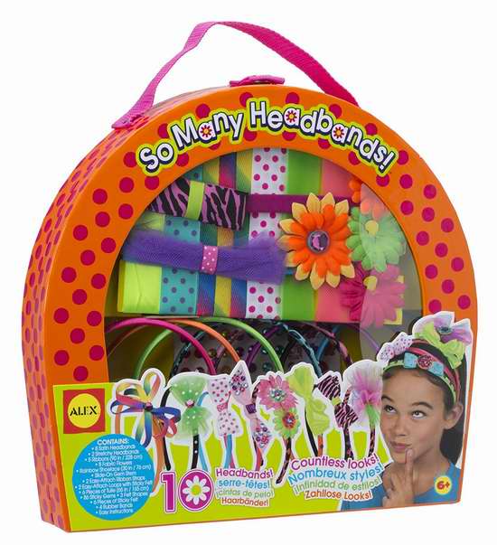  历史新低！ALEX Toys 724 儿童彩色发夹DIY套装3.9折 15加元限时特卖！