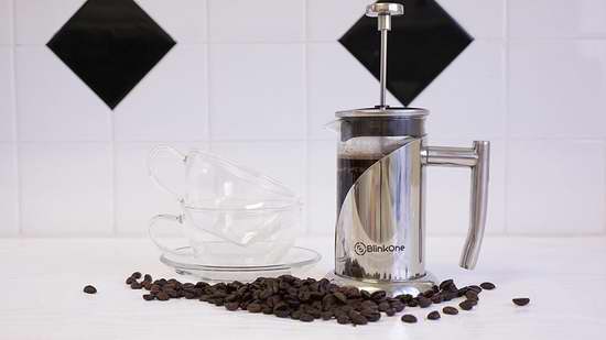  BlinkOne 12盎司 三合一法式咖啡滤压壶 16.97加元限量特卖！