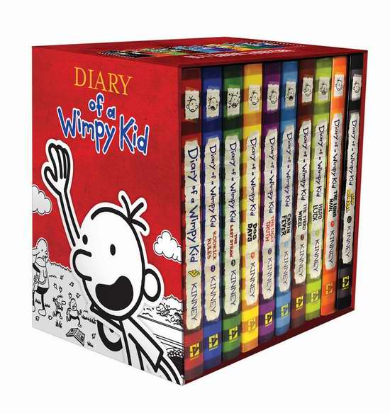  历史新低！《Diary of a Wimpy Kid 小屁孩日记》（1-10）全集 硬壳精装版5.7折 95.4加元限时特卖并包邮！