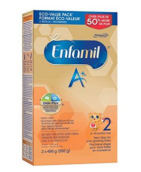  Enfamil A + 2宝宝配方奶粉 40.84加元，原价 47.97加元，包邮