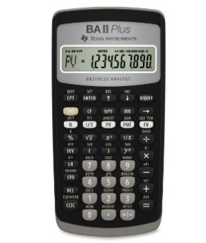  TI Texas Instruments BA II Plus 财会考试专用 金融计算器 41.42加元，原价 49.99加元，包邮