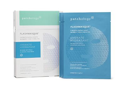  给肌肤喝水！Patchology 瞬效补水面膜 16.8加元（4张），原价 35加元