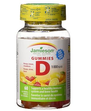  Jamieson Vitamin D 混合味软糖60粒 5.66加元（shoppers原价 17.49加元）
