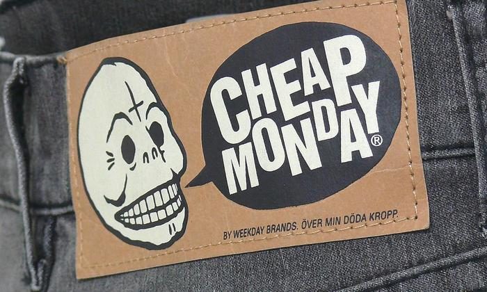  新宠街头品牌！精选 34款 Cheap Monday来自瑞典的平价瘦身牛仔裤，T恤，服饰额外享受 7折优惠！会员专享！