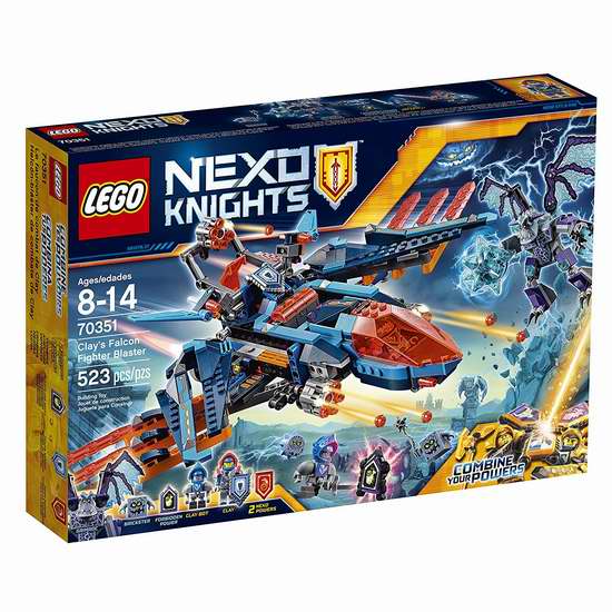  LEGO 乐高 70351 未来骑士团 克雷的神鹰连发战斗机（523pcs）6.1折 39.41加元包邮！