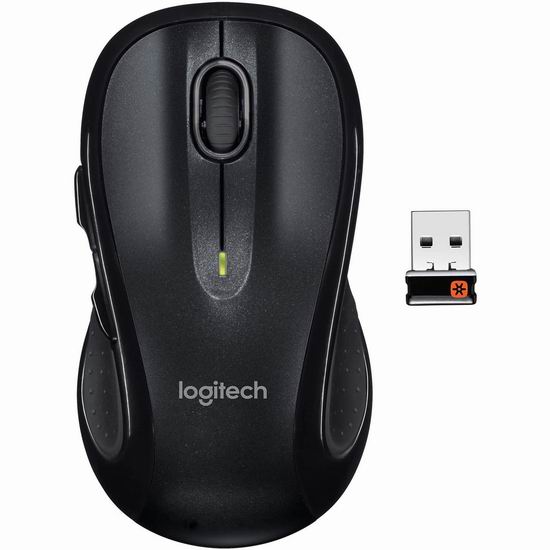  Logitech 罗技 M510 黑色无线激光鼠标 6折 29.99加元！4色可选！