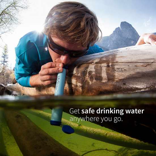  LifeStraw 生命吸管 便携式野外生存净水器5.9折 17.55加元！