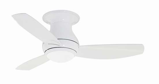  Emerson Ceiling Fans 44英寸时尚薄型室内/户外吊扇4.6折 290.52-312.12加元限量特卖并包邮！3色可选！