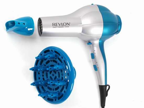  金盒头条：历史新低！Revlon 露华浓 RV484F 1875瓦 离子陶瓷电吹风 19.49加元！