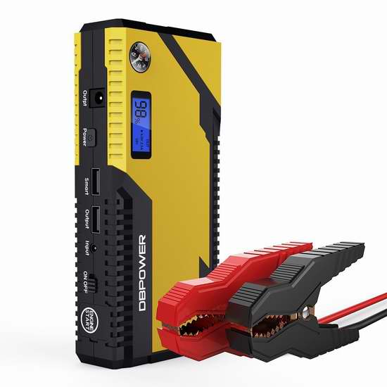  DBPOWER 500A 12000mAh 便携式移动电源/充电宝/汽车电瓶紧急启动电源 67.99加元限量特卖并包邮！