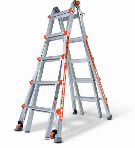  Little Giant Ladder 小巨人 14016-001 Alta One 22英尺 超轻航空铝合金 33合1多功能人字万用梯4.8折 220.73加元包邮！