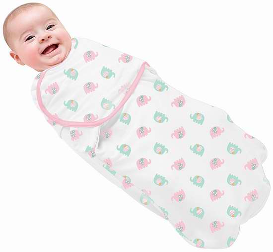  历史新低！Summer Infant 87674 二合一超柔软婴儿襁褓毯 5加元清仓！