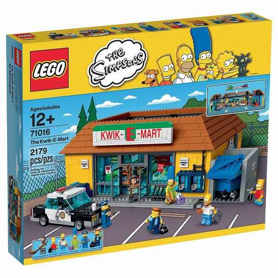  历史新低！LEGO 乐高 71016 The Kwik-E-Mart 辛普森超市（2179pcs） 172.4加元包邮！