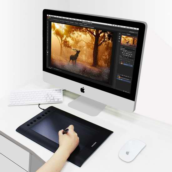  Huion 绘王 H610Pro 2048级压感 专业电脑绘图板 38.59加元限量特卖并包邮！