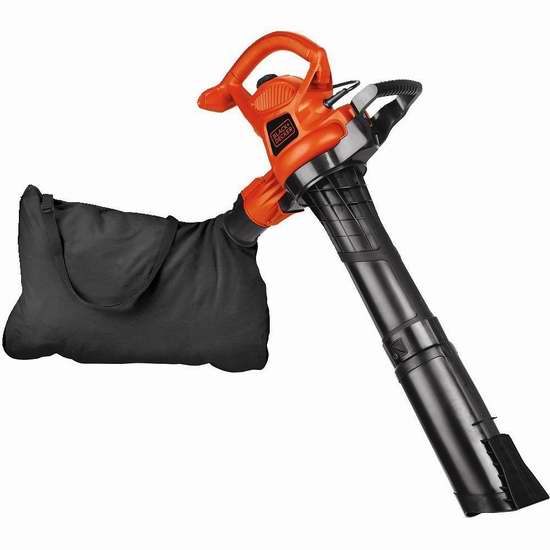  历史新低！BLACK + DECKER 百得 BV5600 高性能三合一吹叶机/吹扫机4.6折 55.99加元包邮！