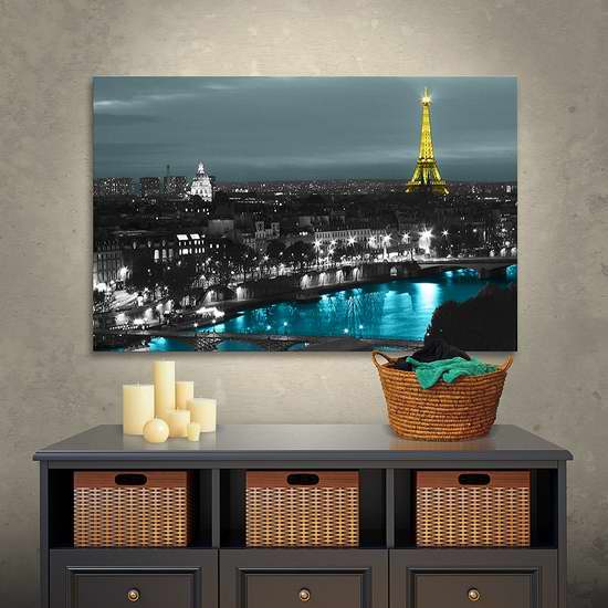  历史新低！Art Wall 巴黎夜景 24x32英寸风景帆布装饰画2.2折 31.07加元清仓！