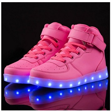  KEVENI 男童/女童 超酷充电LED七彩发光运动鞋 40.99加元包邮！7色可选！