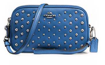  COACH Crossbody 女式时尚铆钉单肩包3.7折 108.75加元包邮！