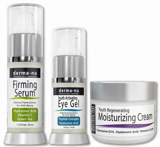  Derma-nu Miracle Skin Remedies 抗衰老除皱护肤3件套2.8折 42.45加元限量特卖并包邮！