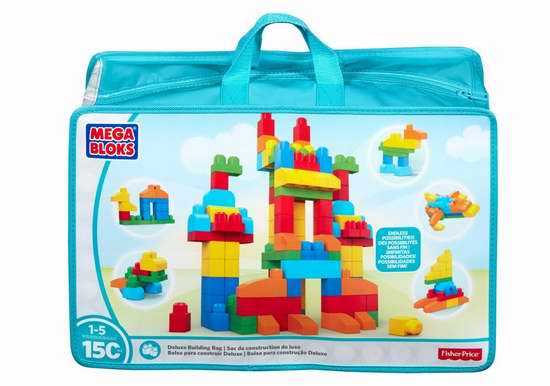  Mega Bloks 豪华大号积木150件套5.1折 20加元！