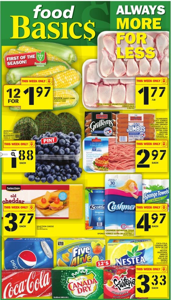 Food Basics 本周（2017.7.27-2017.8.2）打折海报