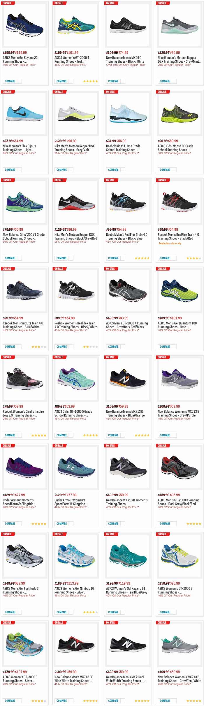 Sport Chek 24 163 New Balance Nike Adidas The