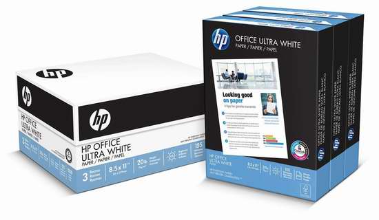  历史新低！HP Everyday 1500张打印复印多用途纸 16.99加元！