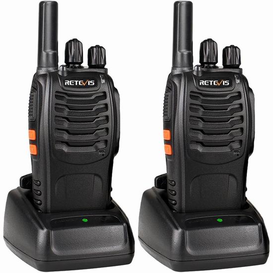  Retevis H777 16信道无线专业双向对讲机/手台2只装5.7折 39.99加元！