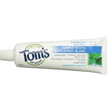  安全到可以吃的！Tom's of Maine 不含氟天然美白牙膏 薄荷味 4.33加元