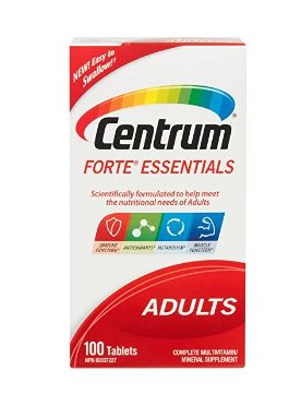  善存 Centrum 维生素+矿物质补充剂 9.97加元（100片），原价 14.32加元