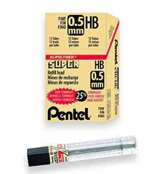  抢！白菜价 Pentel 自动铅笔芯  1.99加元（12盒装），原价 21.99加元
