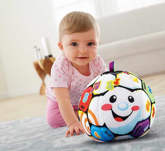  Fisher-Price 费雪 Laugh & Learn 益智唱歌小足球5.2折 14.63加元！