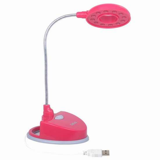  Daffodil LEC150 USB LED便携式台灯/键盘灯 6.75加元！