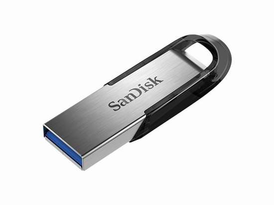  SanDisk 闪迪 Ultra Flair 高速酷铄 USB 3.0 128GB 高速U盘 19.7加元（原价 27.99加元）