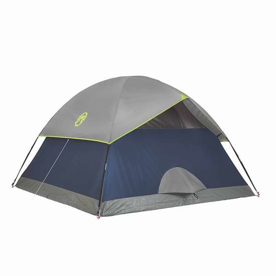  Coleman Sundome 3人 野营帐篷6.7折 83.18加元包邮！