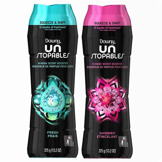  Downy Unstopables 洗衣增香剂（375克）5.8折 4.62-4.97加元！2款可选！