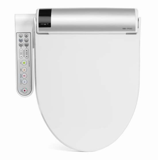  Bio Bidet Bliss BB-1700 智能马桶盖（长形）3.8折 379.25加元包邮！