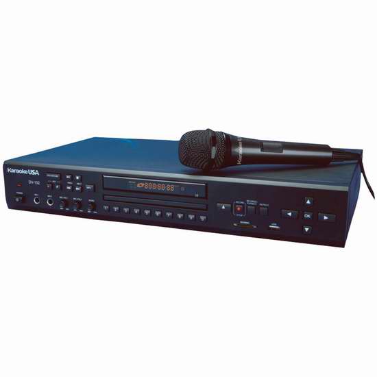  历史新低！Karaoke USA DV102 多功能卡拉OK机7.3折 122.5加元包邮！