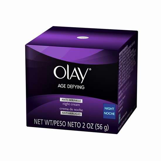  历史新低！Olay 玉兰油 Age Defying 复颜抗皱晚霜2盎司 10.34-10.99加元！