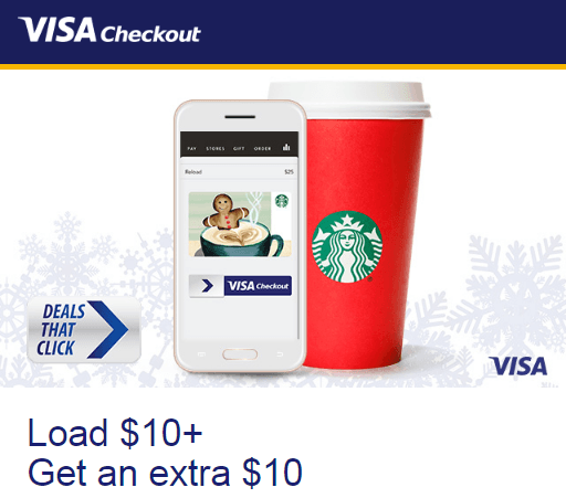  Starbucks 星巴克电子礼品卡，买10美元送10美元！