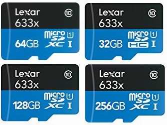  金盒头条：历史新低！Lexar 雷克沙 microSDHC 633x 32GB/64GB/128GB/256GB 高性能储存卡 14.99-189.99加元！