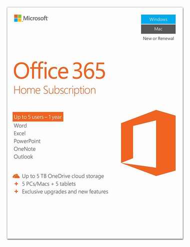  历史最低价！Microsoft Office 365 Home 家庭版1年订阅 79加元包邮！