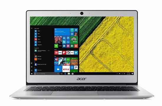  历史最低价！Acer 宏碁 Swift 1 蜂鸟系列 13.3寸全金属超轻薄笔记本电脑（4GB/64GB） 398加元包邮！
